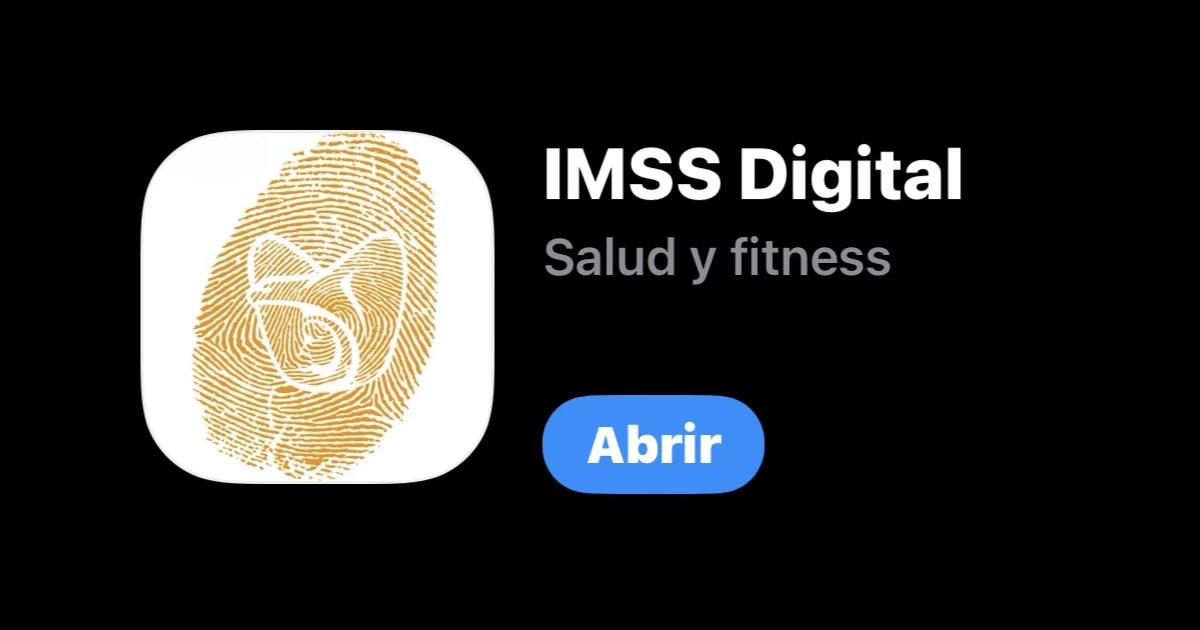 App IMSS Digital, donde puedes consultar tu constancia de semanas cotizadas